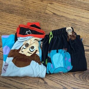 Disney Kids Pajama Sets - Blue, Black, Brown